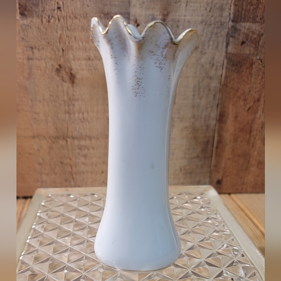 Vintage Floral Bud Vase Lefton Hand Painted. Antique - Picture 2 of 4